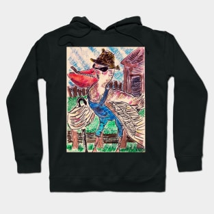 Old Farmer Pelican Hoodie